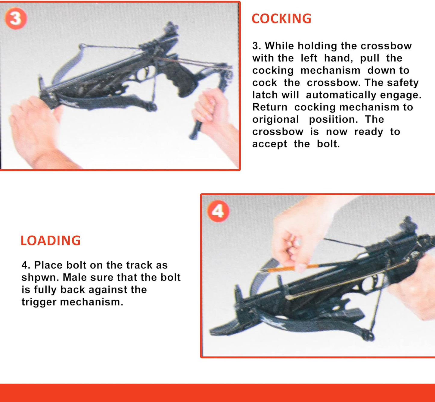 Snake Eye Tactical Cobra-System Self-Cocking-Pistol Crossbow 80 lbs 225 FPS