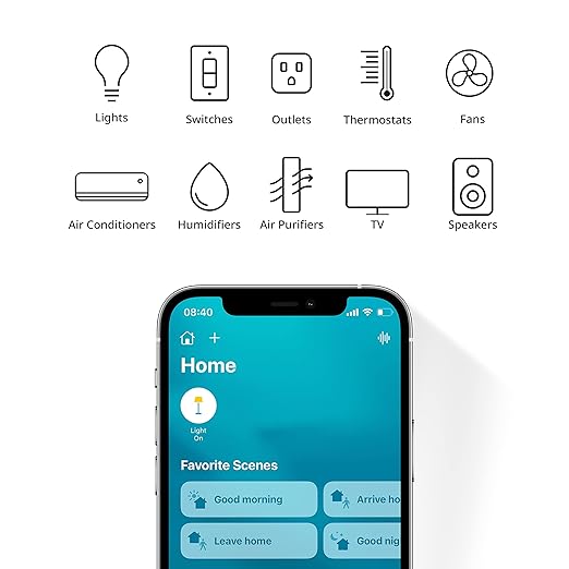 【2025 New】 SwitchBot HomeKit Smart Plug Mini 15A, No Hub Required, Energy Monitor, WiFi(2.4G Only) Outlet Works with Apple HomeKit, Alexa, Google Home, App Remote Control & Timer Function(1 Pack)