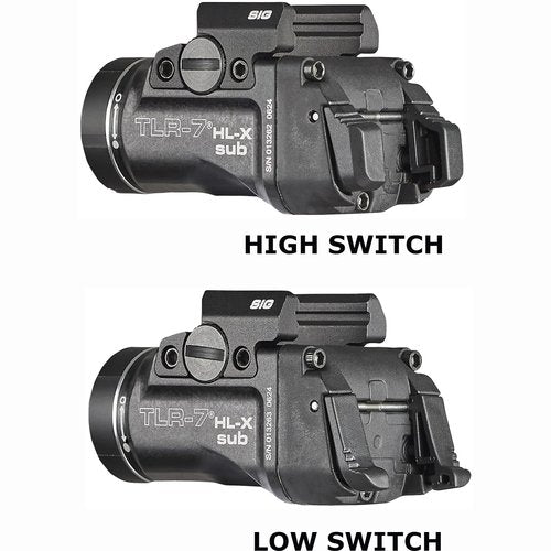 Streamlight 69504 TLR-7 HL-X sub USB 1000-Lumen Rechargeable Rail-Mounted Weapon Light Designed Exclusively for Sig Sauer P365/X/XL NOT P365 XMACRO, Includes Mounting Kit with Keys, Black
