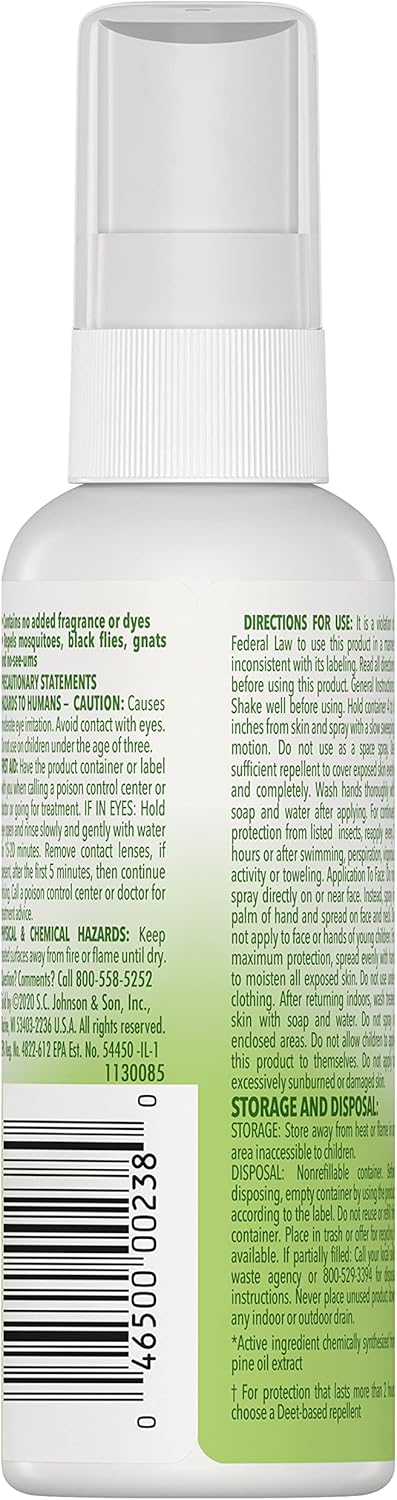 OFF! Botanicals Insect Repellent, Plant-Based Bug Spray & Mosquito Repellent, 4 oz (Pack of 2)