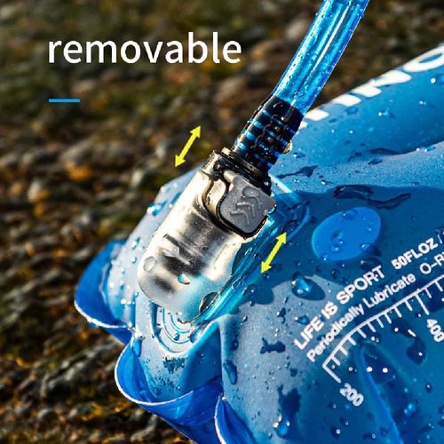 OUNERGY Hydration Pack Water Reservoir Water Bladder Storage Bag BPA Free Hiking Running Hydration Vest Backpack 1.5L 2L 3L (1.5L)