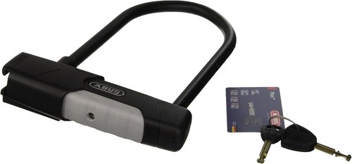 ABUS Granit Plus 470 U Lock for Bicycles - 9” x 12mm Heavy-Duty Security, Black