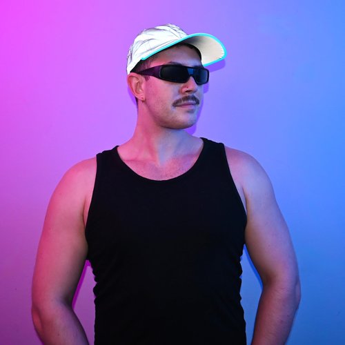 Color Changing LED Reflective Baseball Cap - 7 Color LED Baseball Hat - Light Up Baseball Cap - Trippy Rave Hat for Men, Women
