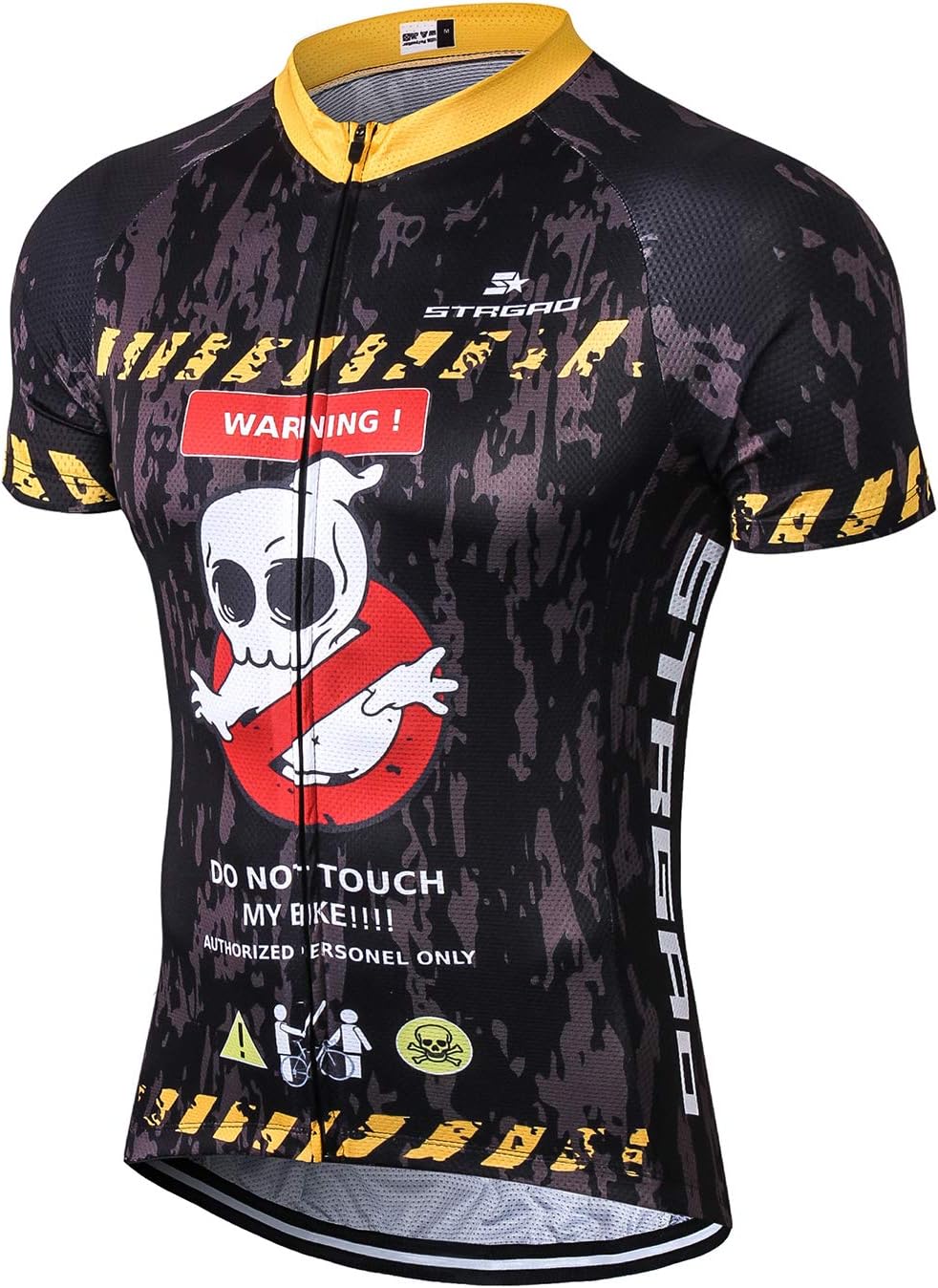 Strgao Men's Cycling Jersey Bike Short Sleeve Shirt