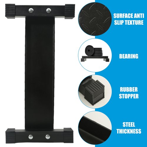 EVERYMATE Steel Calf Raise Block, Standing Calf Machine for Stretching Calf Muscles, Relaxing Ankles, Anti-Slip Solid Platform