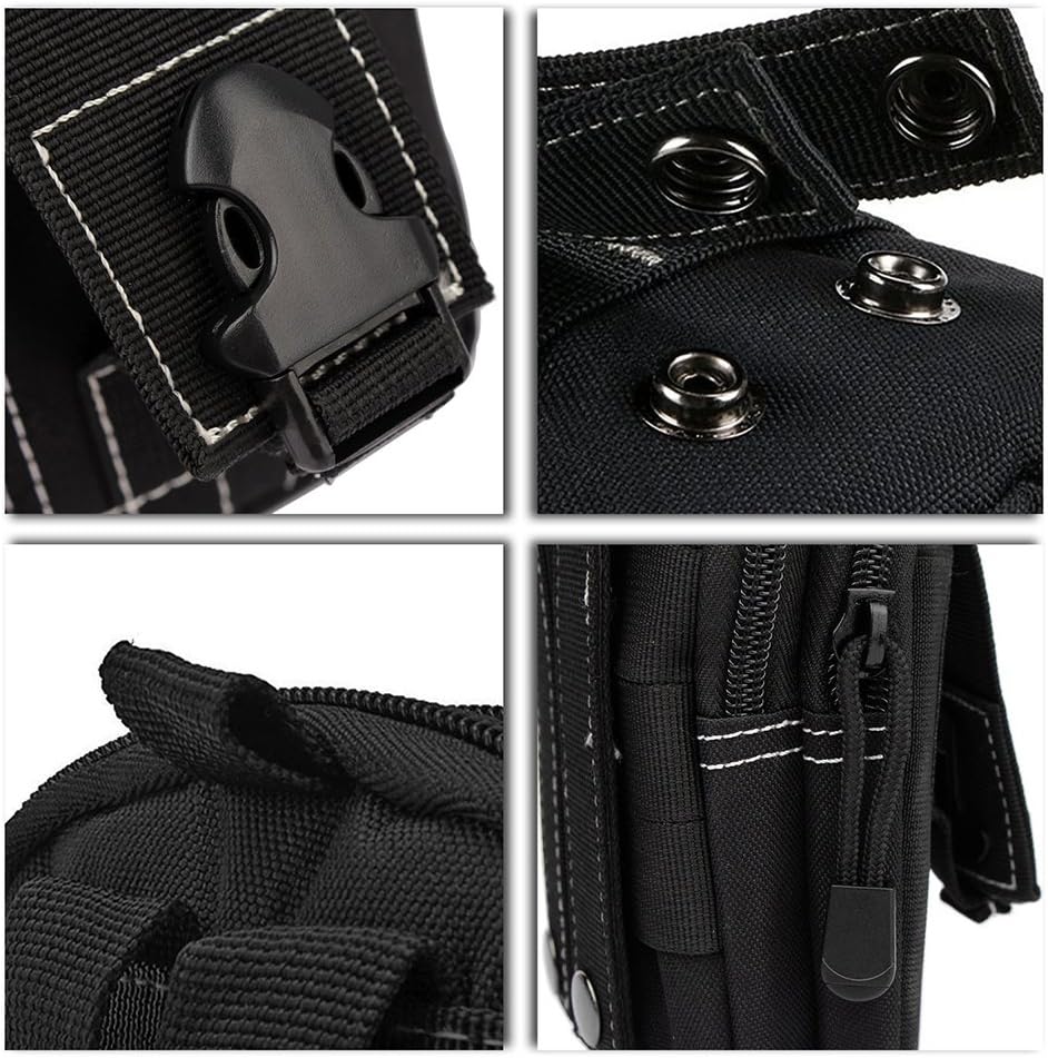 Small Multi-Purpose Poly Tool Holder EDC Pouch Waist Bag Military Nylon Utility Tactical Molle Pack Camping Hiking Pouch