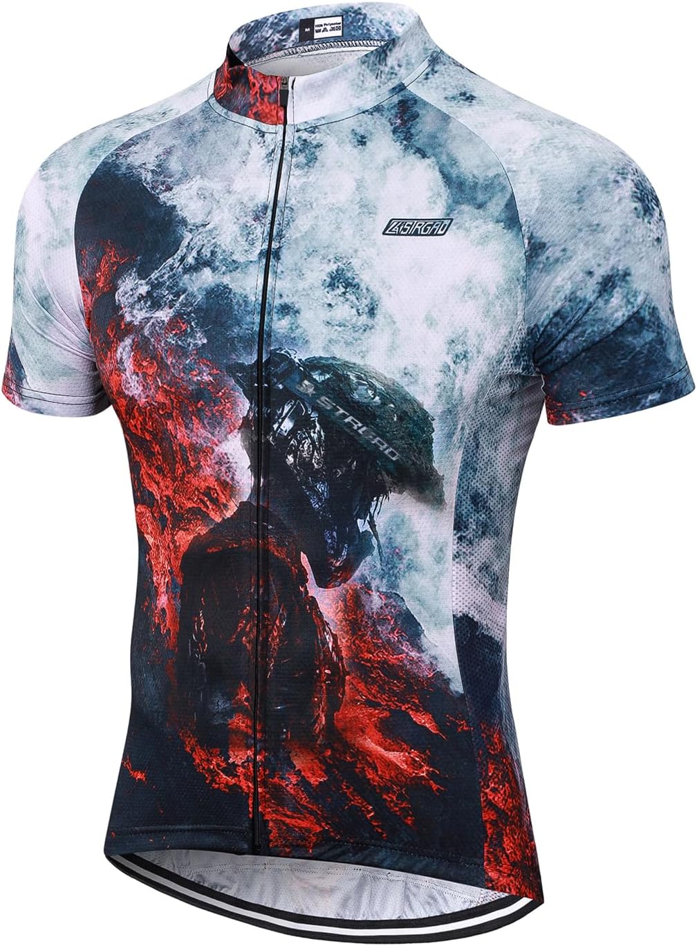 Strgao Men's Cycling Jersey Bike Short Sleeve Shirt