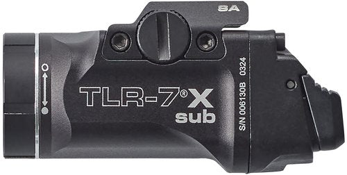 Streamlight 69408 TLR-7 X sub 500-Lumen 5000-Candela Weapon Light Designed Exclusively and Solely for Springfield Armory Hellcat, Includes Mounting Kit, Key, and Multi-Tool, Black