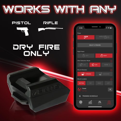 Mantis X2 Dry Fire Training System + Universal MagRail Magazine Floor Plate Adapter