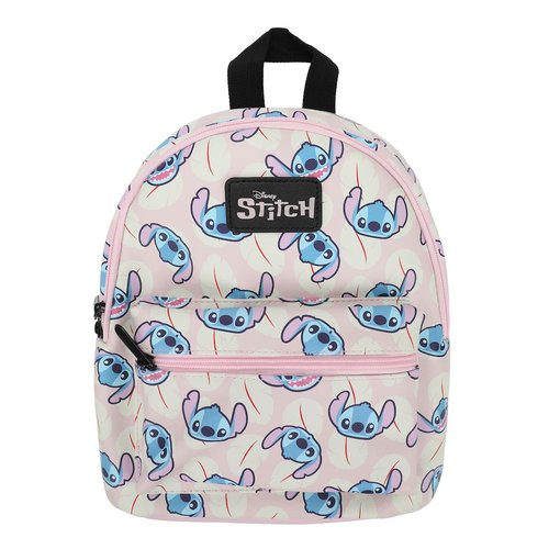 Bioworld Stitch Character Heads Faux Leather 10.6" White Mini Backpack