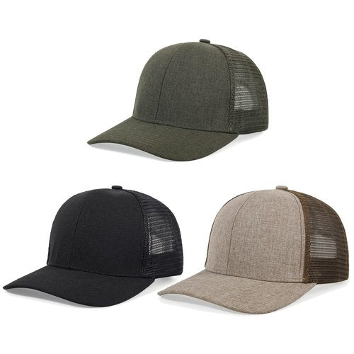 kozinu Unisex Trucker Hats Blank Mesh Snapback Hats Sport Plain Baseball Caps Adjustable Fitted Hat