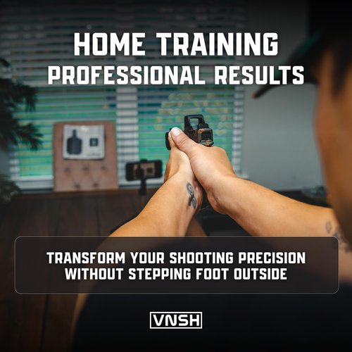 VNSH - Laser Strike Training System | Dry Fire Laser Training | Laser Training Cartridge | High Accuracy | Most Professional | 5 Yards to 100 Yards Range | Caliber Compatibility (9MM)