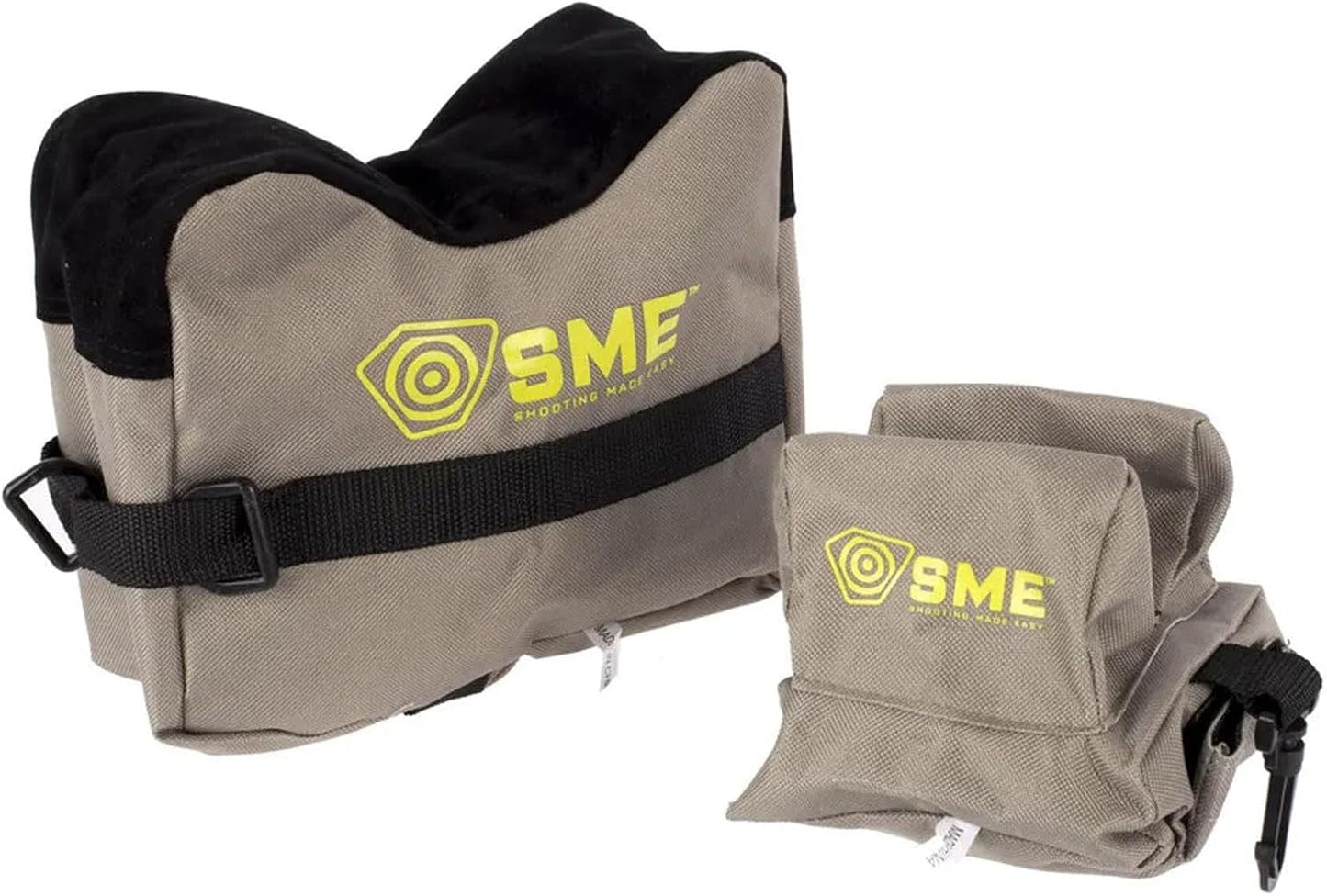 SME 2 Piece Shooting Bags | Durable Versatile Front & Rear Shooting Bags with Non-Slip Bottom & Suede Leather Topper