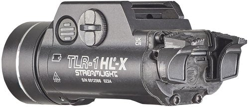 Streamlight 69500 TLR-1 HL-X 1000-Lumen 15000 Candela Rail-Mounted Tactical Weapon Light with Specific Compatibility Rail Locating Keys, Black
