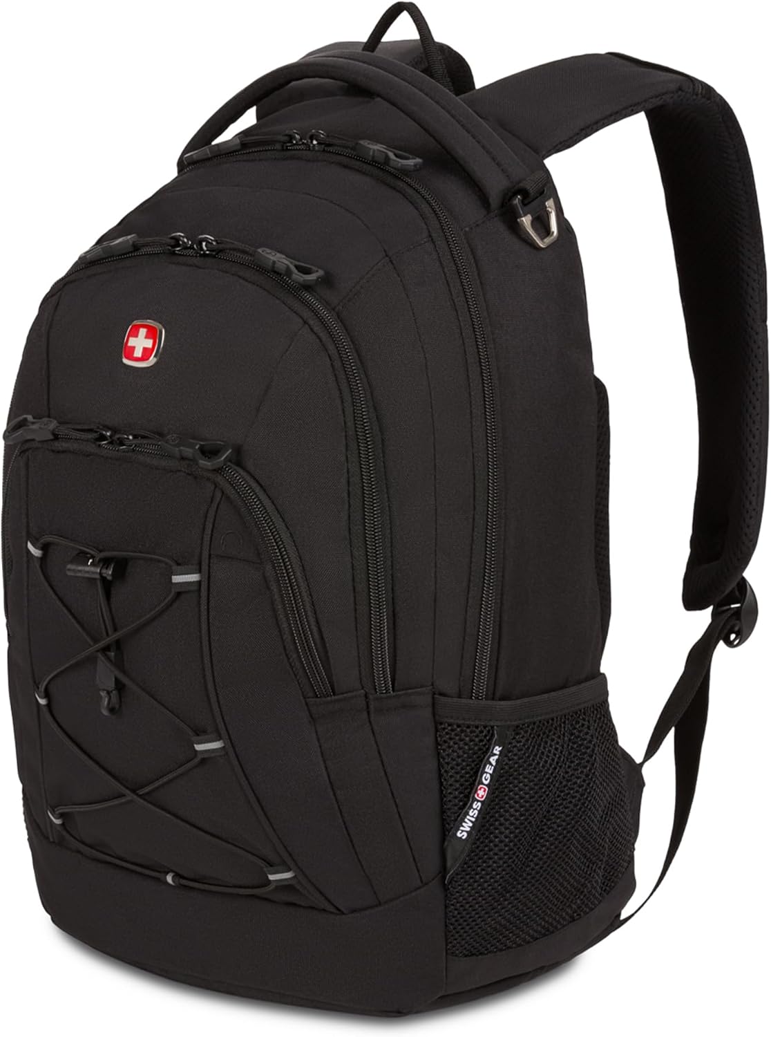 SwissGear 1186 Bungee Backpack, Grey (Laptop Version), 17.75 inch
