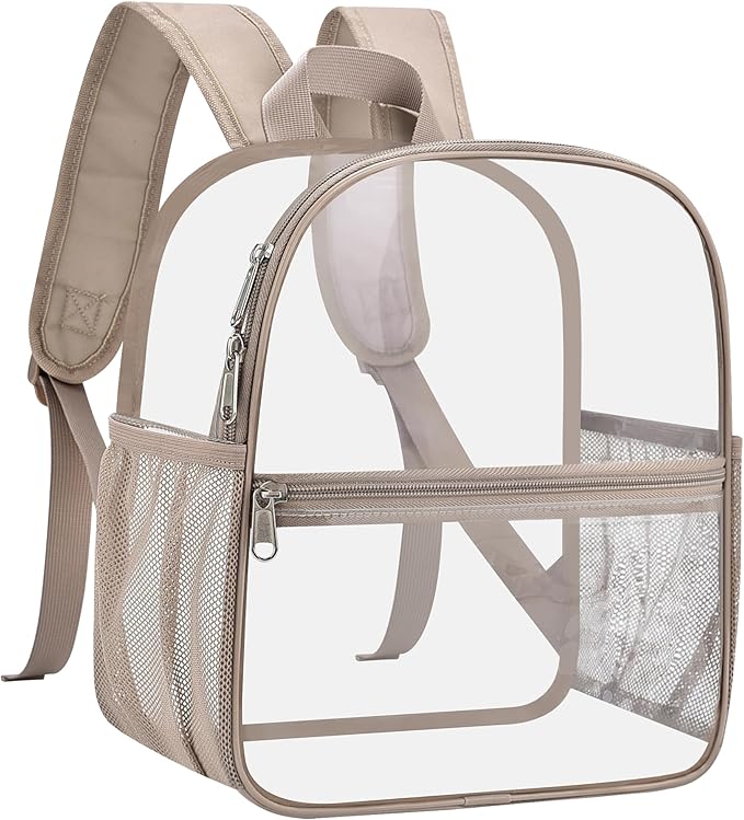 Oraben Clear Backpack for Stadium Events Clear Stadium Backpack 12x6x12 Bag Transparent Bookbag