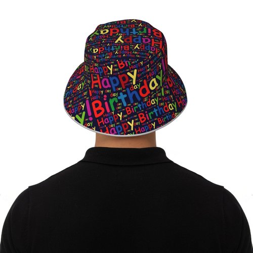 Bucket Hats for Women and Men Happy Birthday Fashion Sun Cap Packable Outdoor Fisherman Hat