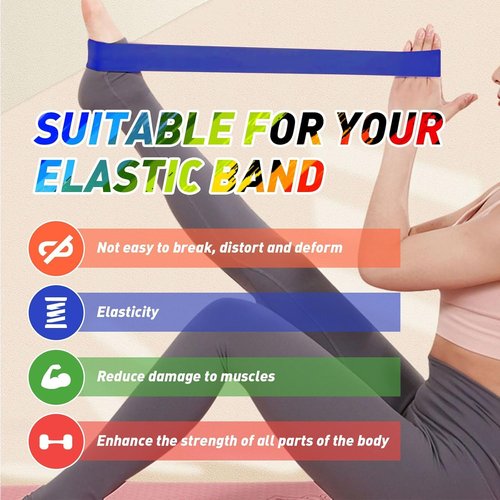 Basketball Resistance Band Training Dribbling Fitness Single Circle 6 Levels Strong Heavy Duty Professional Exercise Bands Natural Latex 41 Inch Loop