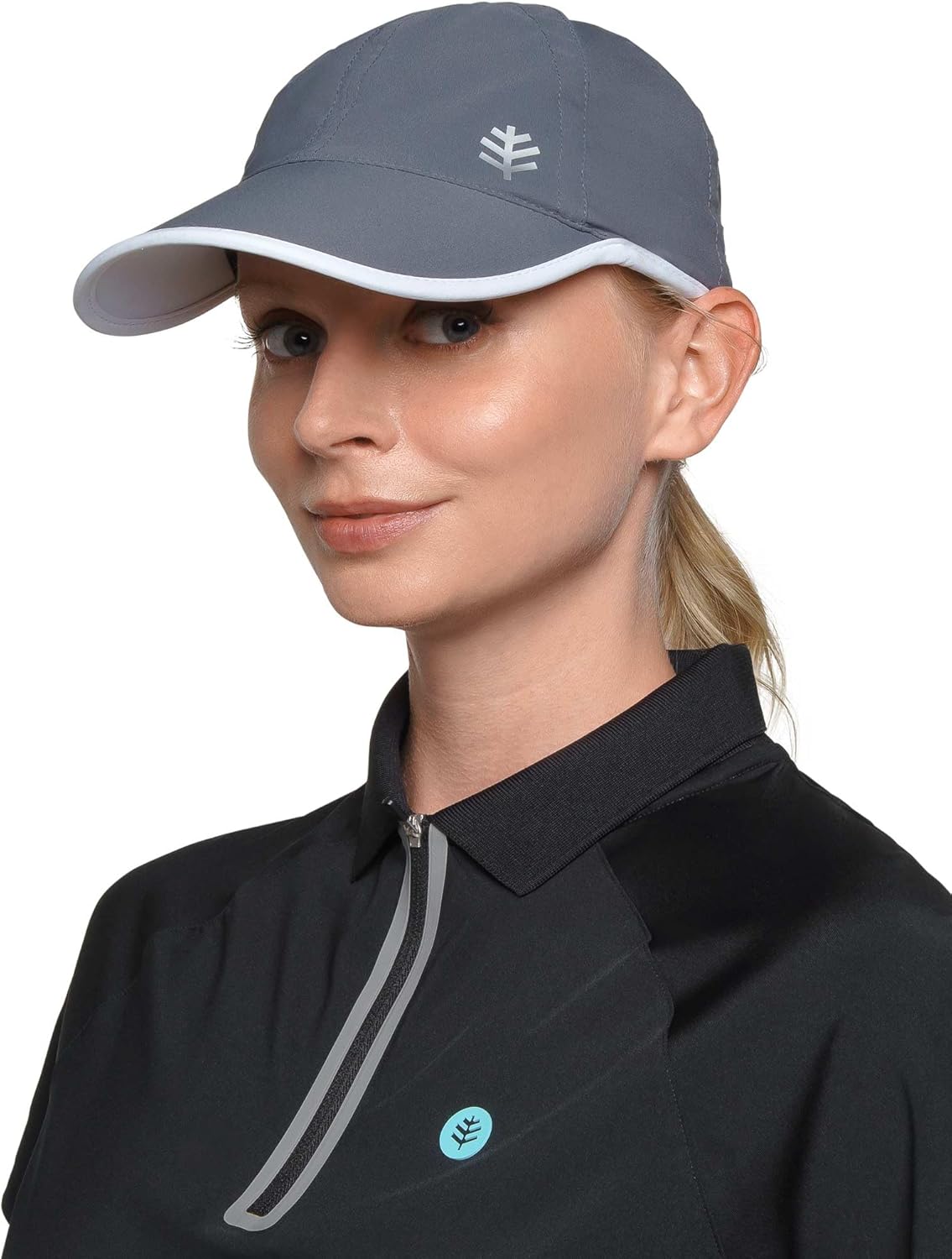Unisex Sports Cap - UPF 50 Sun Protective - Reflective Logo - Lenny