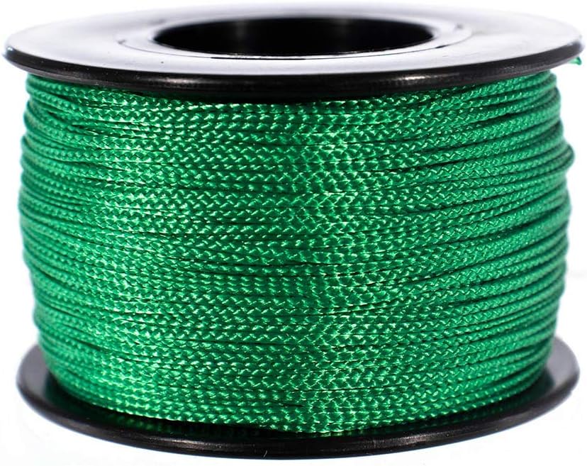 Paracord Planet | Lightweight Nylon Braided Utility Purpose Crafting Nano Cord | 300 FT Spools, 1/32” (0.75mm) Thickness, &