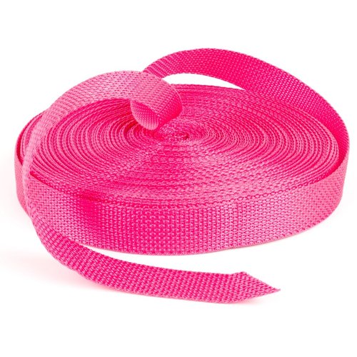 Country Brook Design 1" Webbing - 10/25/50 Yards - 30+ Colors - EDC 1 Inch Polypropylene Webbing for Climbing Outdoors Crafting DIY Gear Repair (Fuchsia, 25 Yards)