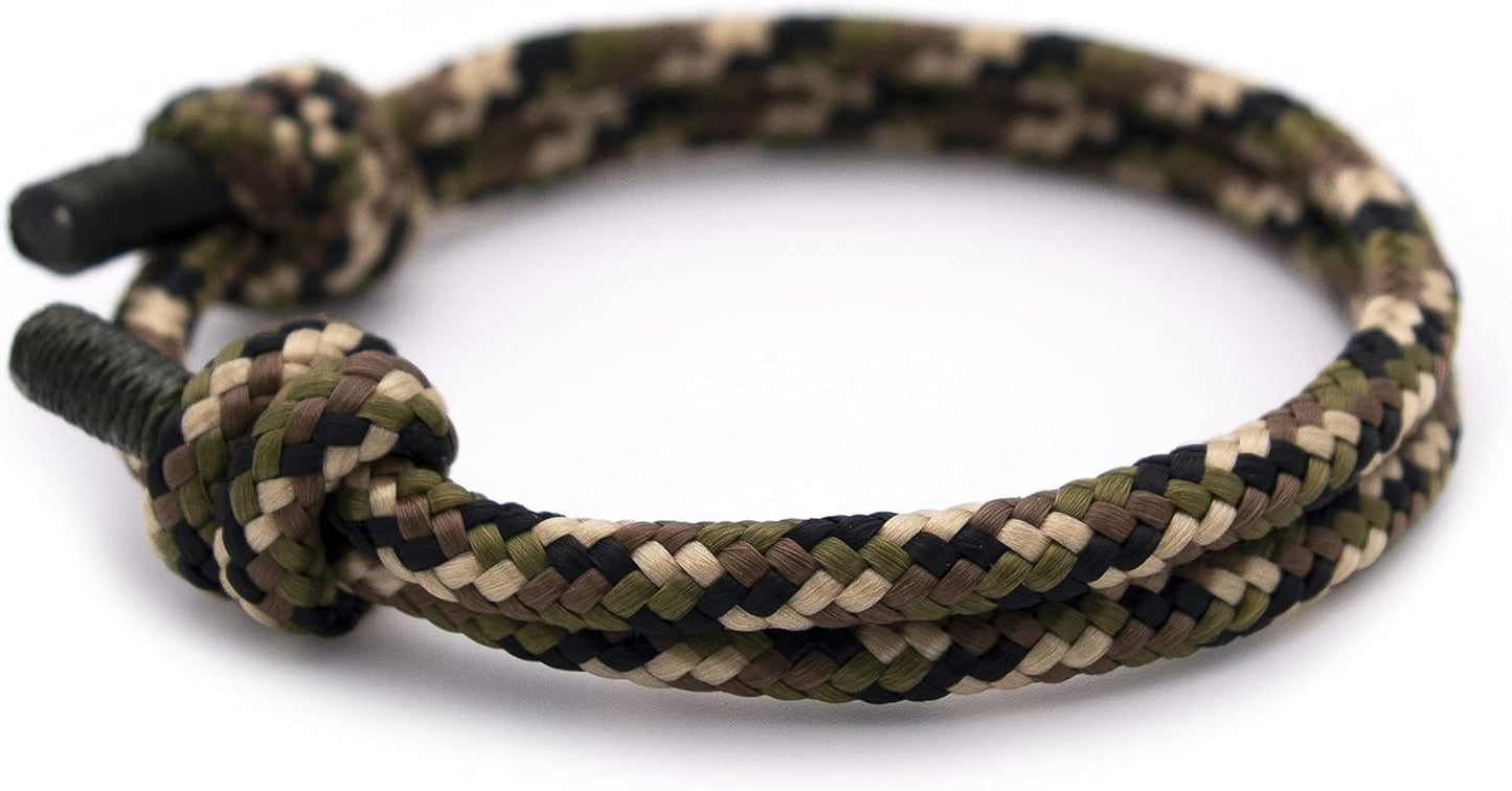 Wind Passion - Rope Bracelet for Men & Women - Adjustable Sailors Knot Paracord Bracelet - Waterproof & Sturdy