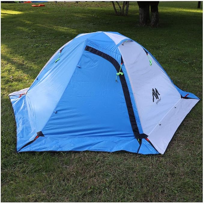 AYAMAYA 4 Season Backpacking Tent 2 Person Camping Tent Ultralight Waterproof All Weather Double Layer Two Doors Easy Setup 1 2 People Man Tents for Backpacker Outdoor Hiking Survival