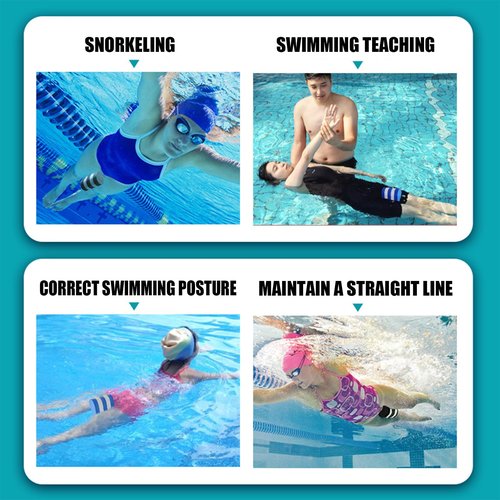 LJHYSD Rubber Ankle Strap for Swimming Swim Band for Legs Resistance Exercise Strength Swimming Training Equipment Accessories Exercise Bands for Women & Men, 3pcs