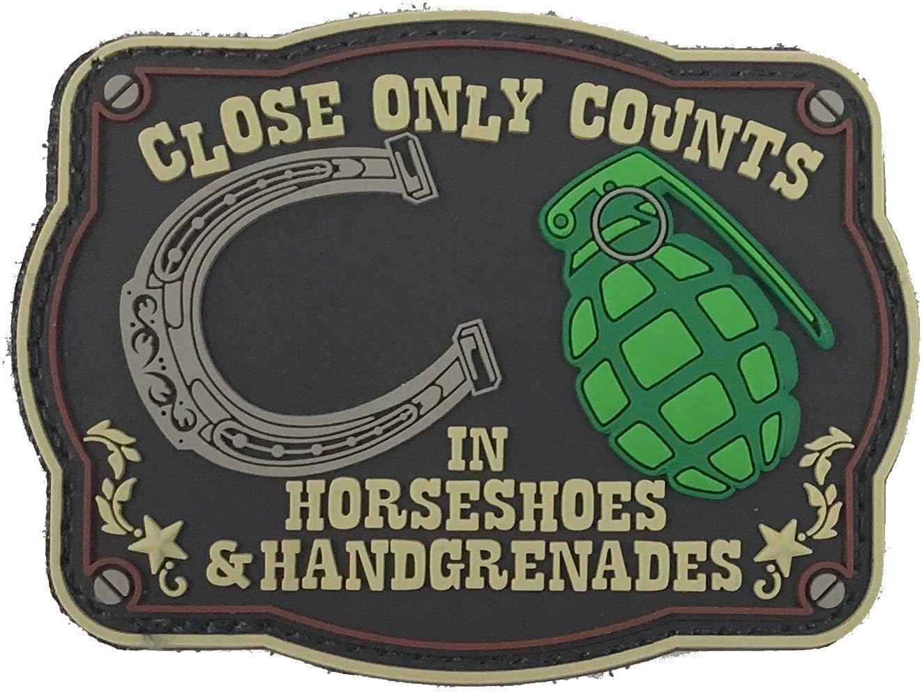 Patriot Patch Co - Horseshoes & Hand Grenades - Patch