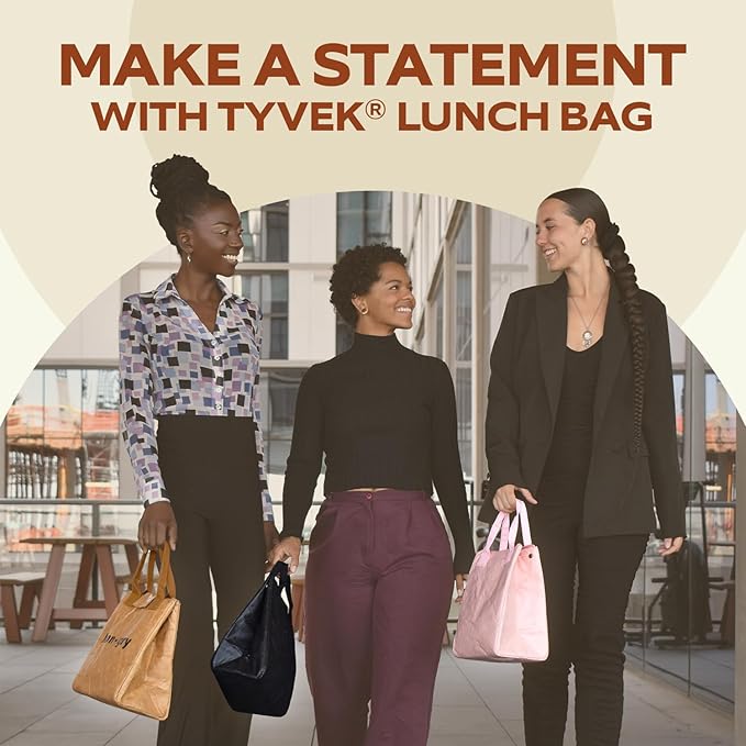 VonNova Insulated Lunch Box for Women, 7L Capacity, Leakproof Lunch Tote Bag, Durable Lunchbox made from Tyvek Material, Adult Cooler Bag for Work, Picnic, Travel and more (Hangry)