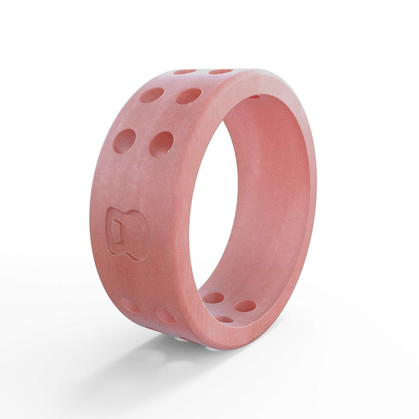 Qalo Women's Black Classic Athletics Silicone Ring Size 04