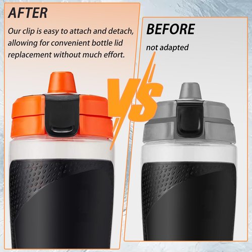 TiciKim 2 Pcs Lid Clip for GX Bottle Replacement Lid Clip Compatible with Gatorade GX Bottle Buckle to Fasten The Lid Bottle Mouth Fastener Bottle Buckle Accessories