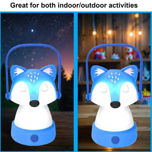Kids Camping Essentials – LED Kids Lantern and Rechargeable Kids Headlamp Set | Multiple Purposes Kids Nightlight/Flashlight Toys –Holiday, Halloween N Birthday Gifts for Toddlers and Kids (Blue)