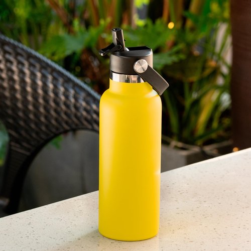Soledea 2 PACK Straw Lid fits Hydro Flask Standard Mouth, Replacement Lid Compatible with Hydro Flask Standard Mouth & Iron Flask, Sports Flex Cap Water Bottle Accessories Replacement Top