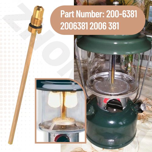 ZHONGXIA 200-6381 2006381 Check Valve and Air Stem Assembly Compatible with Co-Leman for Fuel Lantern 13G499 413H499 3000000788 3000000791 286-700 Gas Lantern, Camping Light, Stove
