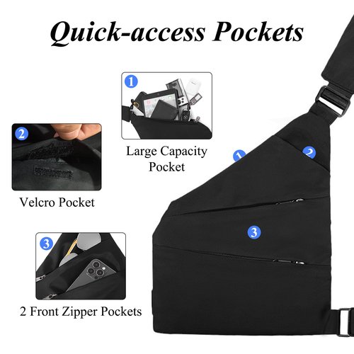 VANNMESTER Anti-theft Travel Bag Small Sling Backpack for Men Women Personal Pocket Bag Crossboby Bag Backpack with Adjustable Shoulder Strap