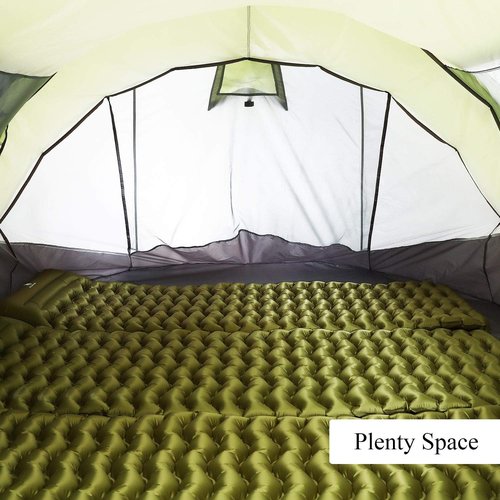 6 Person Easy Pop Up Tent,12.5’ x 8.5‘ x53.5,Automatic Setup,Waterproof, Double Layer,Instant Family Tents for Camping,Hiking & Traveling