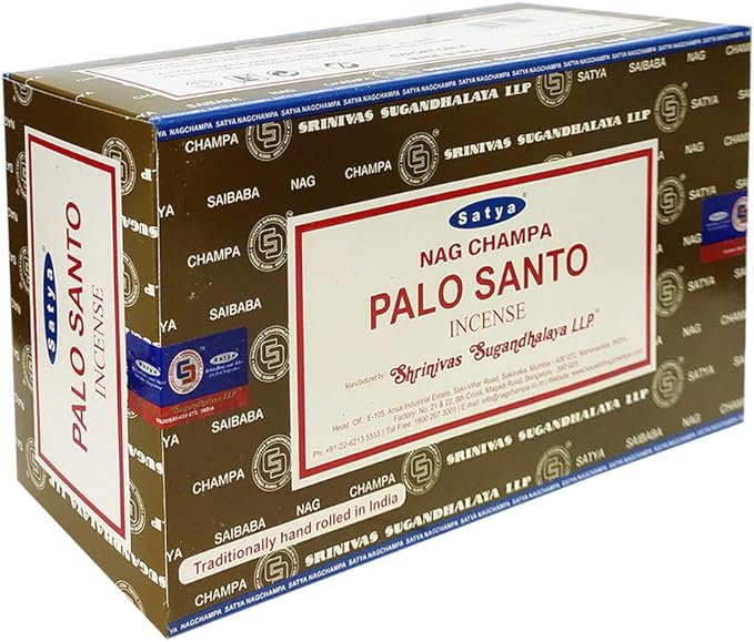 Palo Santo Incense Sticks and Incense Stick Holder Bundle Insence Insense Satya Incense