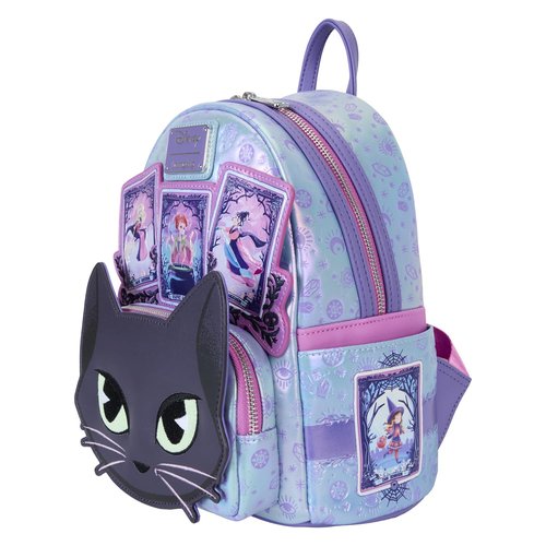 Loungefly Hocus Pocus Tarot Card Binx Iridescent Mini Backpack
