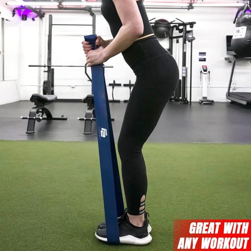 Fit Active Sports Resistance Workout Exercise Bands for Home, Gym, Stretching, Strength Training, Weightlifting, Pull Up Assist - Indoor and Outdoor Use