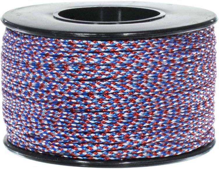 Paracord Planet | Lightweight Nylon Braided Utility Purpose Crafting Nano Cord | 300 FT Spools, 1/32” (0.75mm) Thickness, &