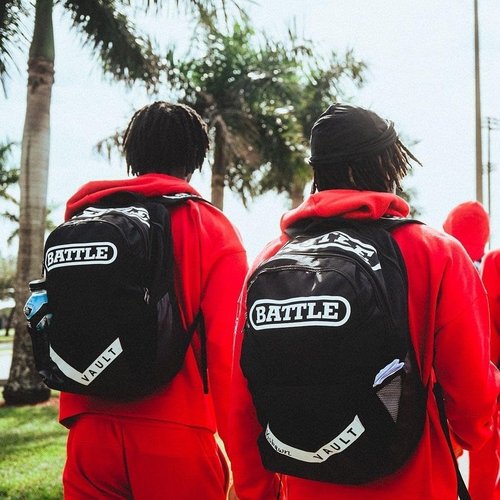 Battle Vault Backpack - Lightweight & Durable Bag With Large Front Pocket, Adjustable Shoulder Straps, Soft-Lined Top Sleeves
