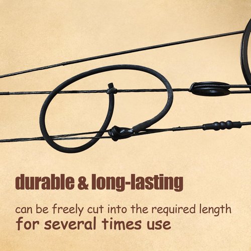 Luoyer 6.5 Ft Archery Bow Peep Sight Tubing Durable Peep Sight Replacement Rubber Tube for Compound Bow Archery Accessories Black