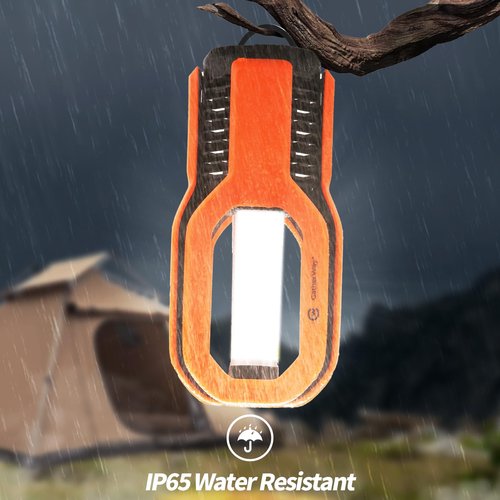 Gatherway Rechargeable LED Camping Lantern - Free-Grip Design,4 Modes,IP65 Waterproof,3000K Warm Glow, Lightweight Portable Outdoor Light,Emergency Tent Light for Hiking,Backpacking & Home Use