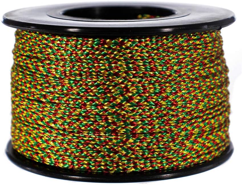 Paracord Planet | Lightweight Nylon Braided Utility Purpose Crafting Nano Cord | 300 FT Spools, 1/32” (0.75mm) Thickness, &
