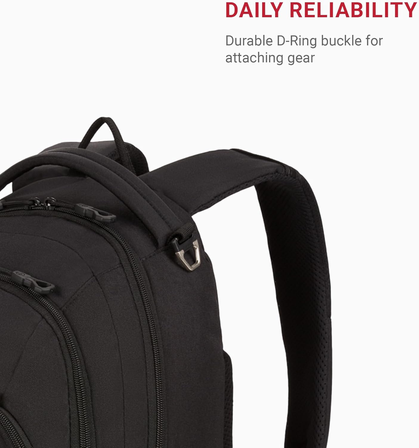 SwissGear 1186 Bungee Backpack, Grey (Laptop Version), 17.75 inch
