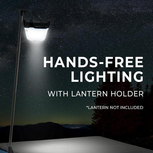 CORE Lantern Holder | Fits The CORE 4 Foot Outdoor FlexRail Camp & Cook Table | Portable for Beach, Picnic, Backyards, BBQ, Tailgate, Patio, and Party