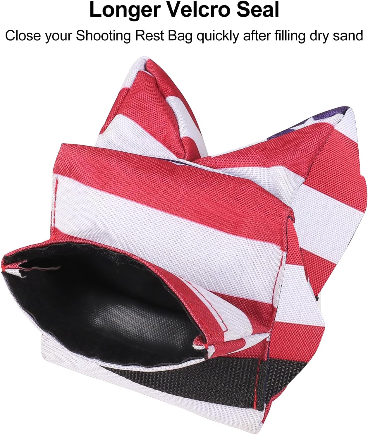 Twod Outdoor Shooting Rest Bags - Target Sports Bench Rest with Front & Rear Support SandBag Stand Holders for Gun Rifle Shooting Hunting Photography - Unfilled