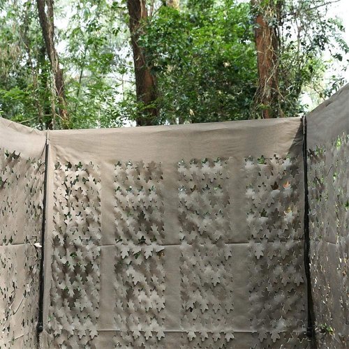 AUSCAMOTEK Ground Blind 5×10 Feet Turkey Duck Deer Blinds Hunting Camouflage Height Adjustable