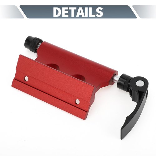 X AUTOHAUX 1 Set Universal Quick Release Bike Fork Mount Rack with Roof Carrier for 0.26 Inch (6.5mm) / 0.79 Inch (20mm) Aluminum Alloy Anti-Corrosion Red